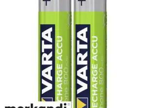 Varta PhonePower-batteri NiMH 800mAh AAA Micro (pakke med 2) 58398 101 402