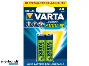 Varta Batteri NiMH Mignon AA 800mAh Solar (Pakke med 2) 56736 101 402