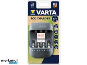 Παγκόσμιος φορτιστής Varta Eco μπαταρία NiMH συμπερ. 4x AA 2100mAh 57680 101 451