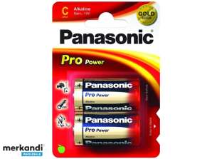 Panasonic-batteri alkalisk baby C LR14, 1,5 V blisterpakning (2-pakning) LR14PPG/2 BP