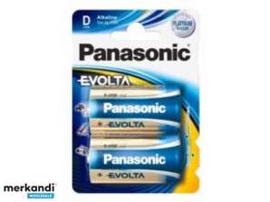 Panasonic щелочные батареи Mono, D, LR20, 1.5 V, Blister (2-Pack) LR20EGE/2BP