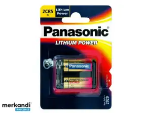 Panasonic-batteri litiumfoto 2CR5 3V blister (1-pakning) 2CR-5L/1BP