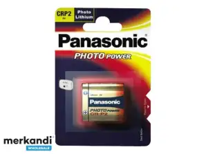 Panasonic Batterie Lithium Photo CRP2 3V Blister  1 Pack  CR P2L/1BP