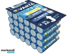Varta Batterie Alk. Mignon AA LR06 1.5V Retail Box (24-Pack) 04906 301 124
