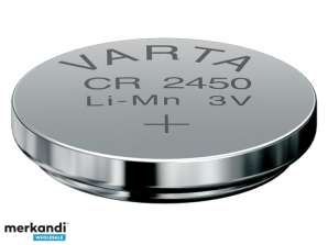 Varta Batterie Lithium Knopfzelle CR2450 Blister (confezione da 1) 06450 101 401