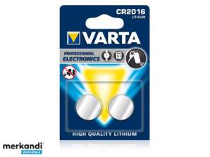 Varta Batteri Lithium Knap Celle Batteri CR2016 Blister (2-Pack) 06016 101 402
