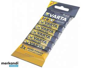 Batteri Varta Alkaline Mignon AA Longlife (8-Pack) 04106 101 328