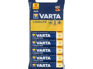 Varta Batterie Alkaline Micro AAA Longlife (8-Pack) 04103 101 328