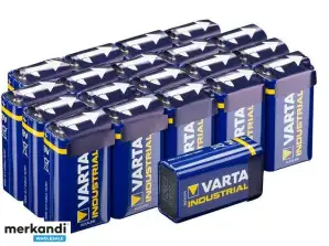 Varta Batterie Alcaline E-Block 6LR61 9V VBulk (1 pièce) Industriel
