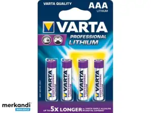 Varta Batterie Lithium Micro AAA FR03 1.5V Blister (4-Pack) 06103 301 404
