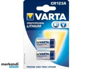 Lithium Photo Varta Batterie CR123A 3V Blister (2 ks) 06205 301 402