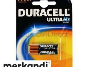 Duracell batteri alkalisk sikkerhet AAAA 1.5V Ultra blister (2-pakning) 041660