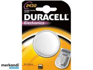 Duracell батареи клетка кнопки лития CR2430 3В блистер (1-Pack) 030398