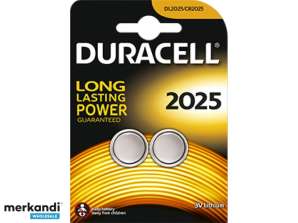 Duracell Batterie Lithium Knopfzelle CR2025 3V Blister (confezione da 2) 203907
