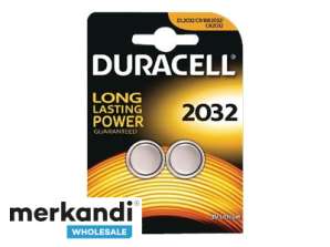 Duracell Batterie Lithium Knopfzelle CR2032 3V Blister (confezione da 2) 203921