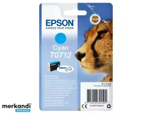 Чорнило Epson Гепард блакитний C13T07124012 | Epson C13T07124012