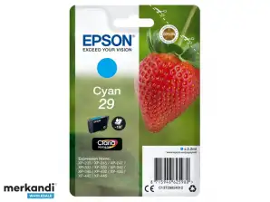 Epson blæk jordbær cyan C13T29824012 | Epson - C13T29824012