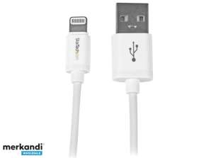 STARTECH Apple 8 Pin Lightning USB Kabel Weiss iPhone / iPod / Ipad 1m USBLT1MW
