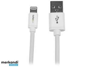 STARTECH Conector Lightning Apple 8Pin USB Kabel iPhone / iPod 2m USBLT2MW