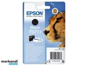 Epson bläck gepard Tryckfärger: Svart C13T07114012