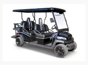 Amerika'dan Kaliteli Off-road Kulübü 48V Ucuz Elektrikli Golf Arabaları 4 6 2024 Yüksek Koltuklu Golf Arabası Fiyatı