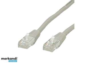 VALUE Patch Cable Cat6 UTP 0.5m Gray 21.99.0900