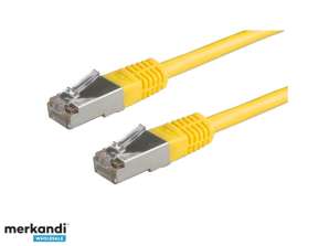 VALUE patch cable S / FTP Cat6 5m yellow 21.99.1362