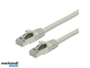 VREDNOST S/FTP-(PiMF) kabel za obliž Cat.6 LSOH siva 0,5m 21.99.0700