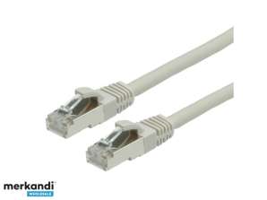 VALOR S/FTP-(PiMF) Patch Cable Cat.6 LSOH cinza 1m 21.99.0701