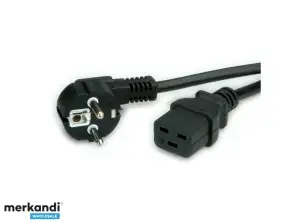 VALUE power cord Schuko IEC320 C19 16A 2m 78.7402inch 19.99.1552