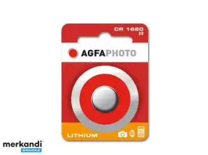 AGFAPHOTO Batterie Lithium Pile bouton Batterie CR1620 3V Blister (1-Pack) 150-803456