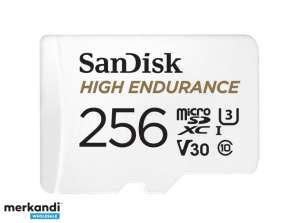 SANDISK MicroSDXC 256 GB klass 10 R100 / W40 SDSQQNR-256G-GN6IA hög uthållighet