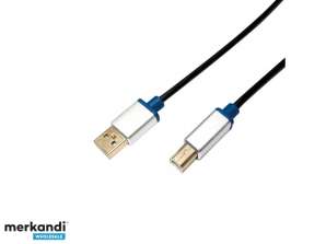 LogiLink Premium USB 2.0 ühenduskaabel USB-A kuni USB-B 2m BUAB220