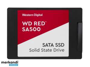 WD Red SA500 - 500 GB - 2,5 collas - 560 MB / s - 6 Gbit / s WDS500G1R0A