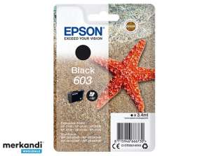 Epson TIN 603 - zwart - origineel - inktcartridge C13T03U14010