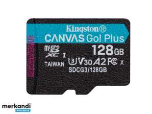 Kingston Canvas Go Plus MicroSDXC 128GB yksittäinen paketti SDCG3/128GBSP