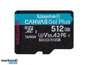 Kingston Canvas Go Plus MicroSDXC 512 GB Tekli Paket SDCG3 / 512 GBSP