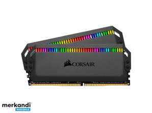Corsair Dominator Platinum RGB DDR4 16GB Hvit 2x8GB CMT16GX4M2C3200C16W