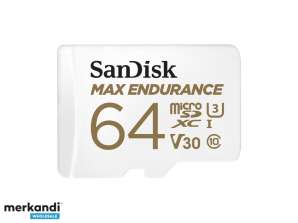 SanDisk MicroSDXC 64GB maksimaalne vastupidavus SDSQQVR-064G-GN6IA