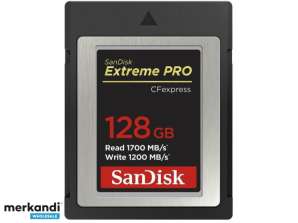 SanDisk CF Express Extreme PRO 128GB R1700MB / W1200MB SDCFE-128G-GN4NN