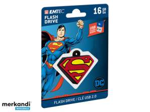 USB-muistitikku 16 Gt: n EMTEC DC -sarjakuvien keräilijä SUPERMAN