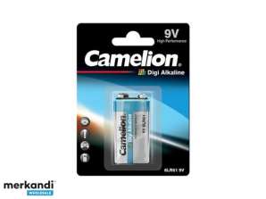 Batteri Camelion Digi Alkaline 9V 6LR61 (1 stk.)