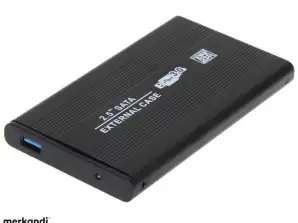 External hard drive enclosure 2.5 SATA USB 3.0 black