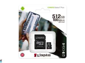 Kingston platno Select Plus MicroSDXC 512GB UHS-I SDCS2/512GB