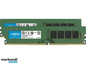 Crucial DDR4 16 Go: 2 x 8 Go DIMM 288 broches CT2K8G4DFRA32A