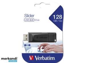 Verbatim USB Stick 128GB  Store n Go Slider USB2.0 49328