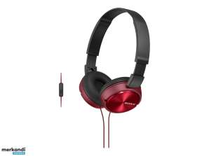 Fones de ouvido Sony MDR-ZX310R tamanho completo Rot MDRZX310R.AE