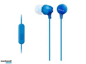 Sony MDR-EX15APLI hörlurar med mikrofon Blau MDREX15APLI.CE7