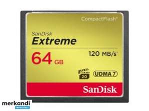 SanDisk CompactFlash-kort Extreme 64GB SDCFXSB-064G-G46
