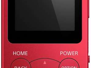 Sony Walkman 8GB (ukladanie fotografií, funkcia FM rádia) červená - NWE394R. CEW
